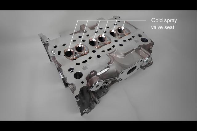 NISSAN – Παγκόσμια πρεμιέρα με cold spray τεχνολογία στις έδρες βαλβίδων. 